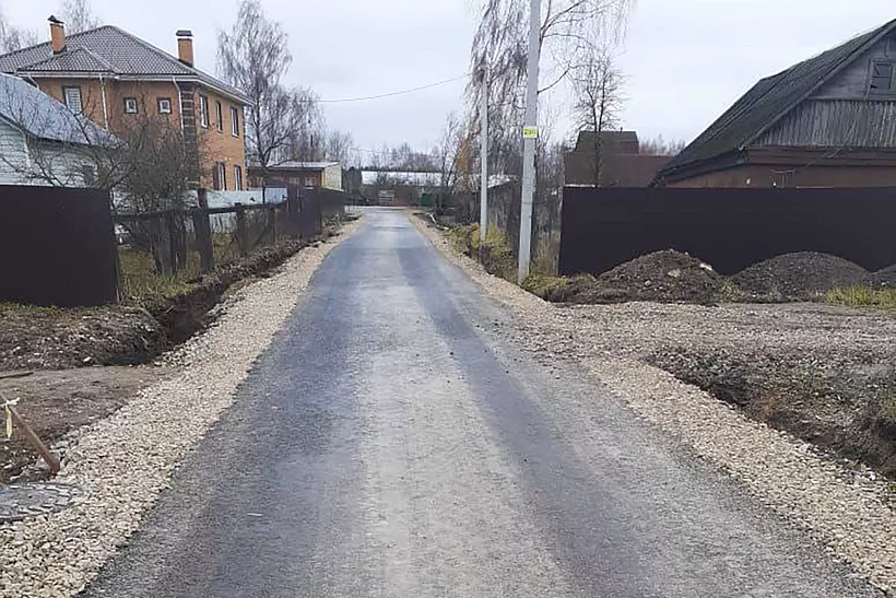 В&nbsp;Ферзиковском районе Калужской области обновили более 3&nbsp;км участков дорог