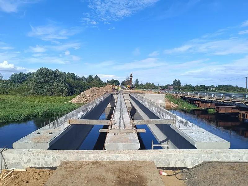 Ремонт моста через реку Ижору в&nbsp;Ленобласти планируют завершить осенью