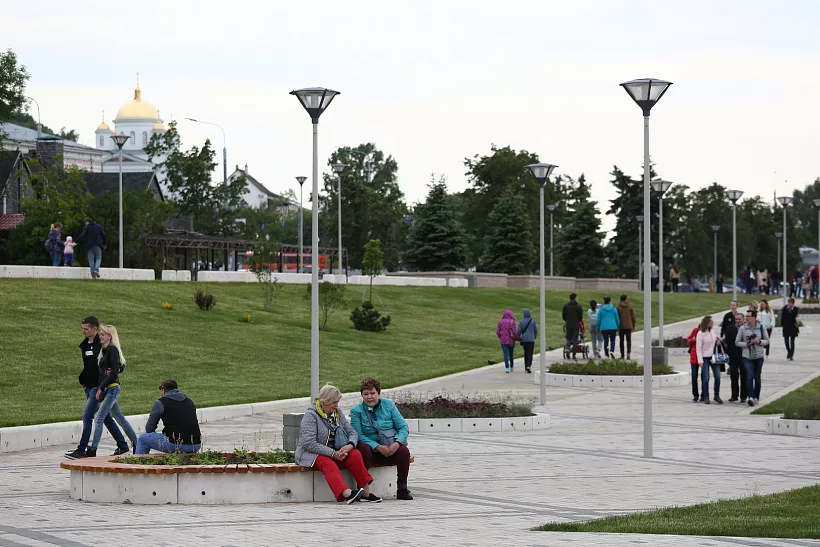 В&nbsp;городе Устюжна Вологодской области обновили Торговую площадь