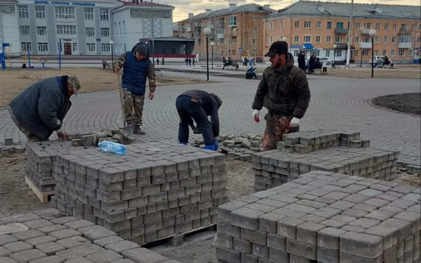 В&nbsp;поселке Новый Городок в&nbsp;Кузбассе начался капитальный ремонт сквера