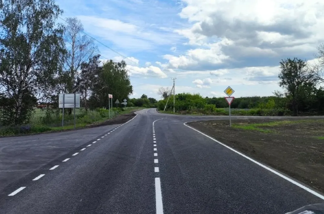 В&nbsp;Белгородской области обновили участок дороги Артельное&nbsp;&mdash; Верхнеберезово