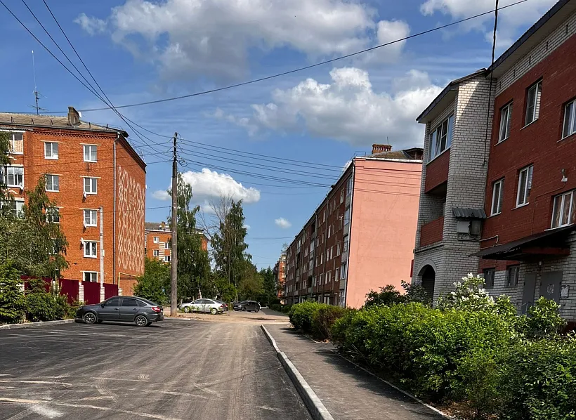 В&nbsp;городе Карабаново Владимирской области благоустраивают дворы