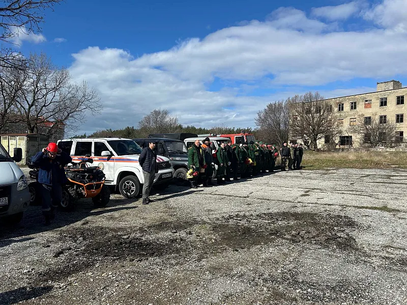 В&nbsp;Геленджике прошли учения по&nbsp;подготовке к&nbsp;пожароопасному сезону