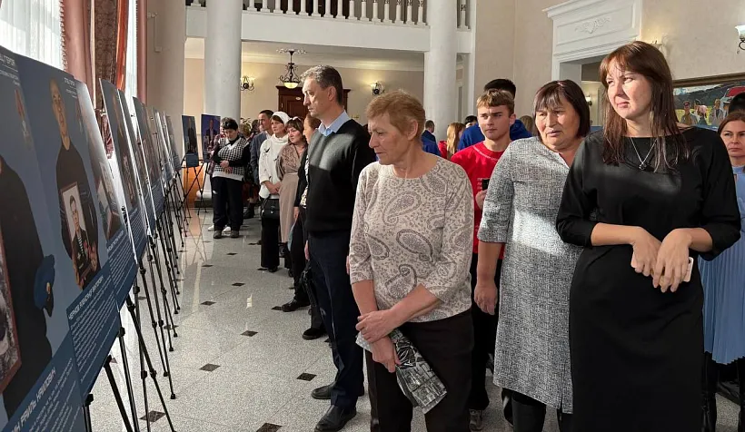 В&nbsp;Лениногорске Татарстана открыли фотовыставку &laquo;Отец Героя&raquo;