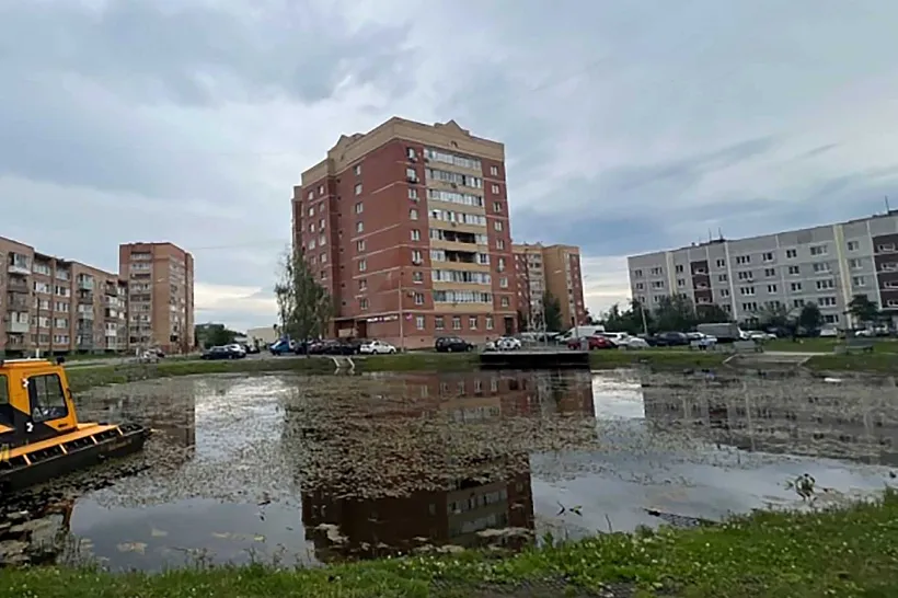 В&nbsp;Шатуре приступили к&nbsp;расчистке пруда