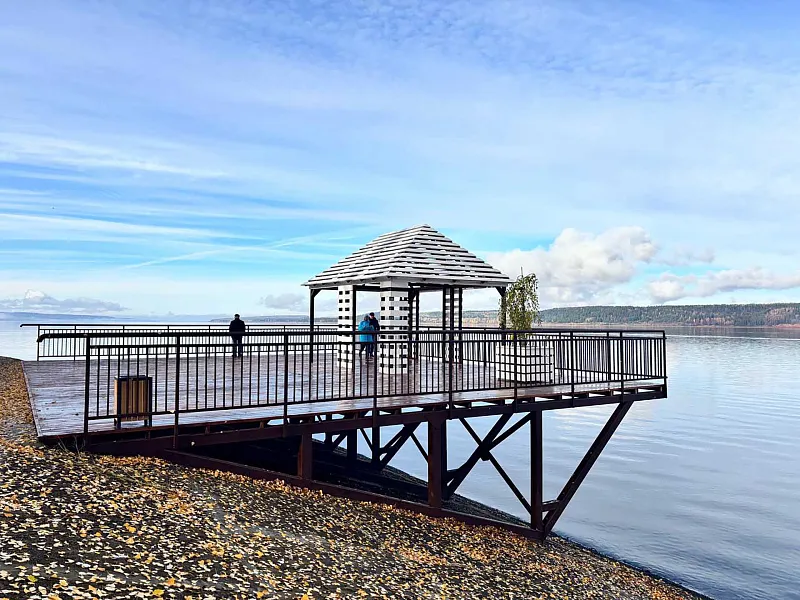 В&nbsp;городе Оса Пермского края благоустроили набережную