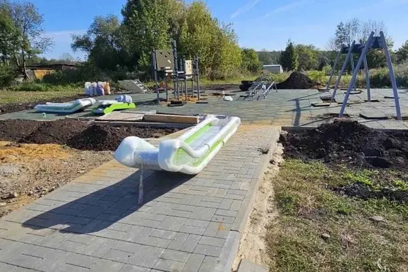 В&nbsp;деревне Красная Дубровка Тульской области установят детскую площадку