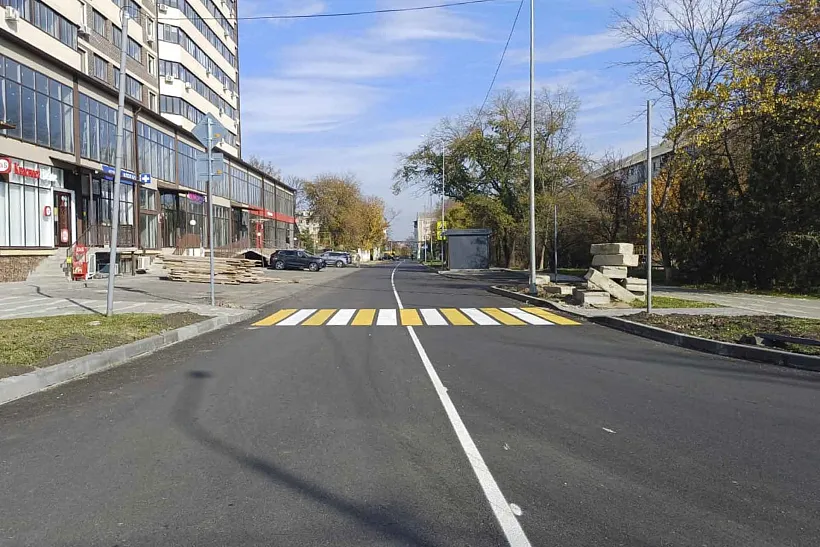 В&nbsp;Минеральных Водах завершили ремонт участка улицы Пролетарской