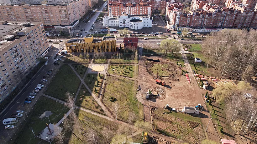 Летом в&nbsp;подмосковной Лобне завершат благоустройство центрального парка