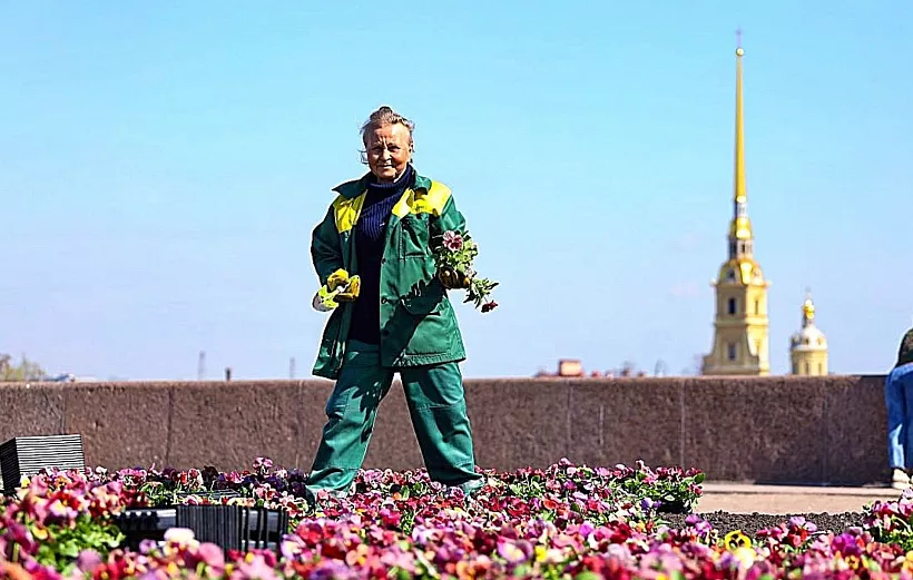 В&nbsp;Петроградском районе Петербурга высадят 100&nbsp;тысяч цветов и&nbsp;кустарников