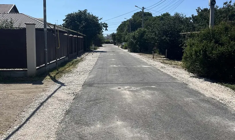 В&nbsp;селе Осипенко под&nbsp;Севастополем отремонтировали участок Камской улицы
