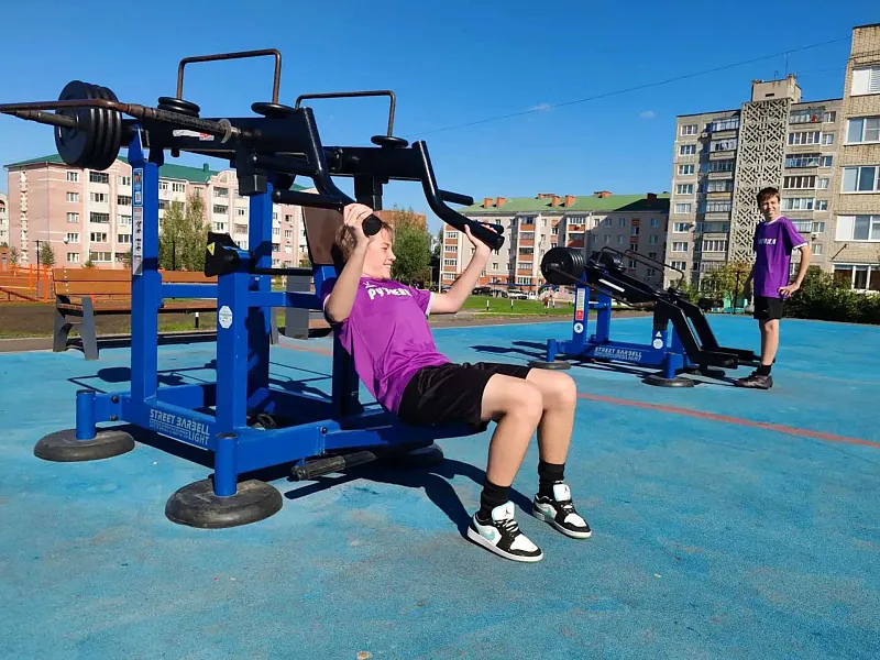 В&nbsp;городе Рузаевке Республики Мордовии благоустроили спортивную площадку