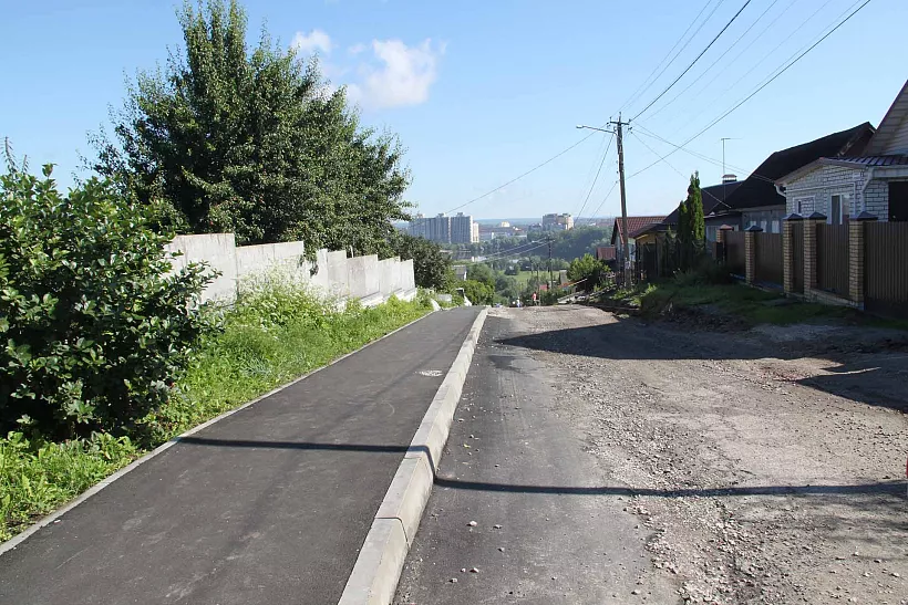 В&nbsp;конце июля в&nbsp;Брянске завершится ремонт 1-го Городищенского переулка