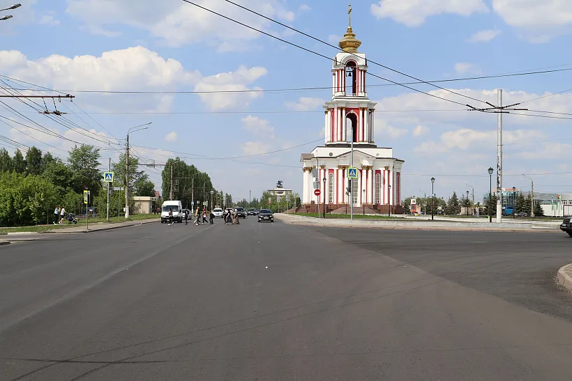 В&nbsp;Курске ремонтируют проспект Победы