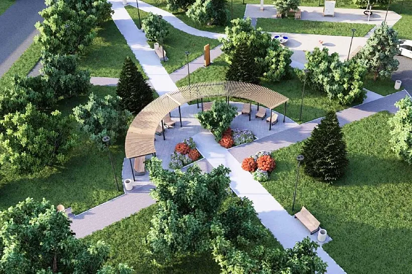 В&nbsp;Металлургическом районе Челябинска благоустроят сквер