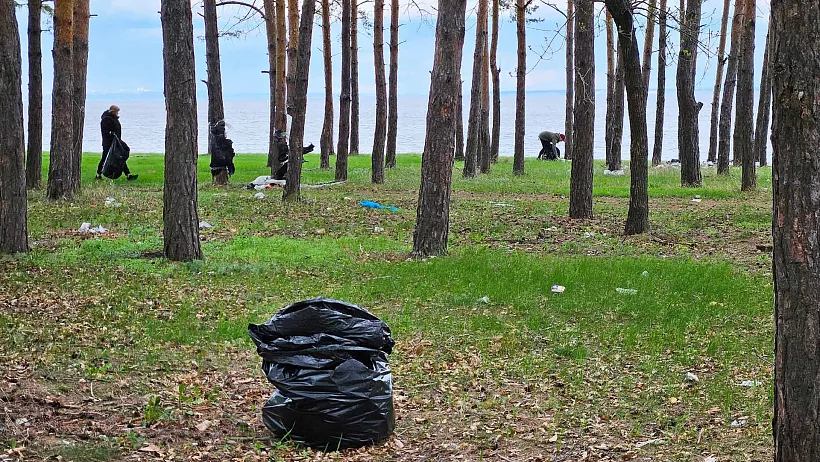 В&nbsp;ульяновском селе Криуши очистили от&nbsp;мусора берег Волги