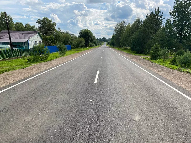 В&nbsp;Тверской области отремонтировали несколько региональных трасс