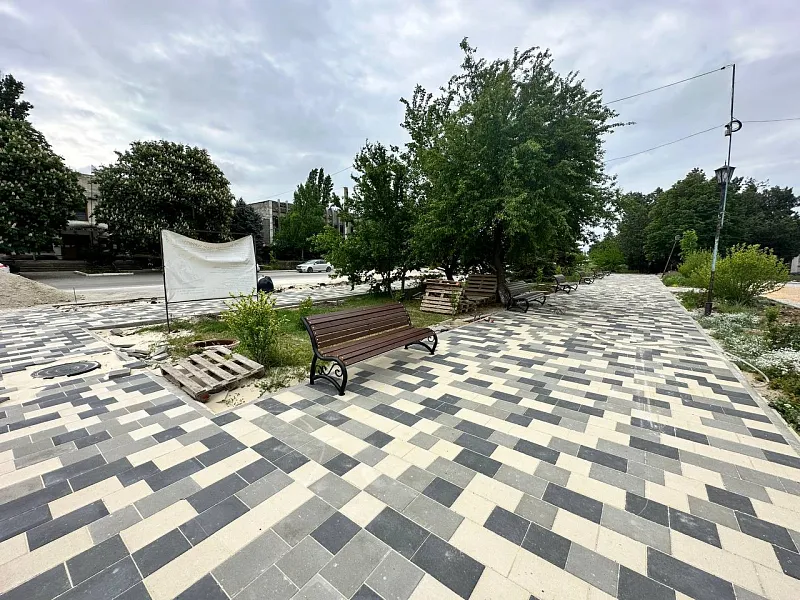В&nbsp;крымском селе Новоандреевка продолжается благоустройство парка