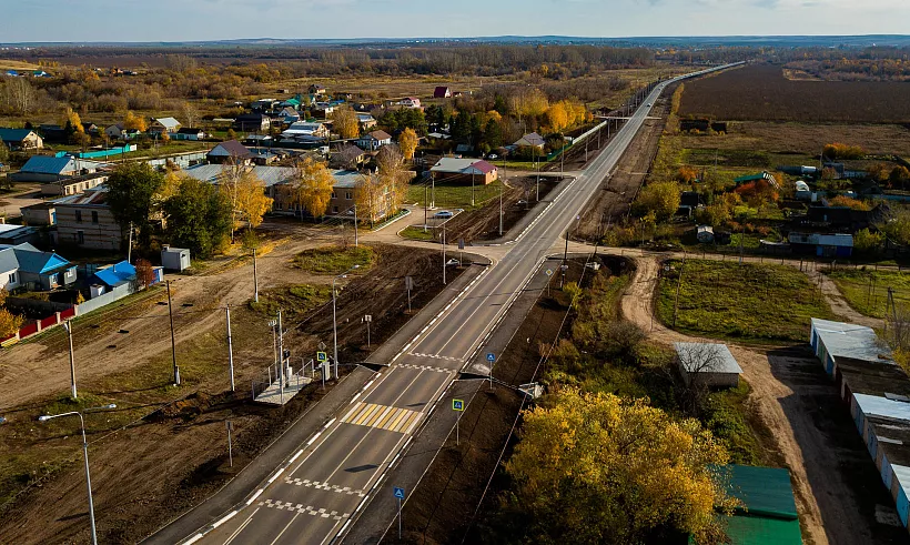 В&nbsp;Самарской области отремонтировали участок дороги Похвистнево&nbsp;&mdash; Клявлино