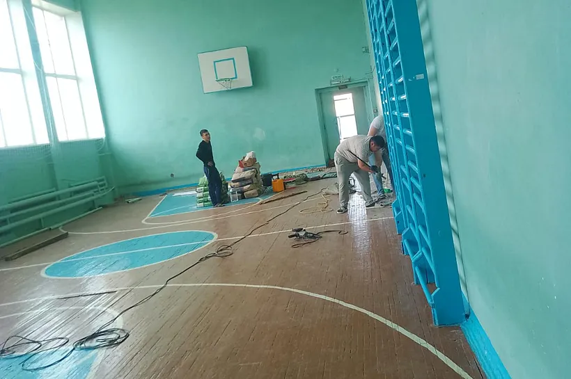 Капремонт стартовал в&nbsp;спортзале Обручевской школы в&nbsp;Челябинской области