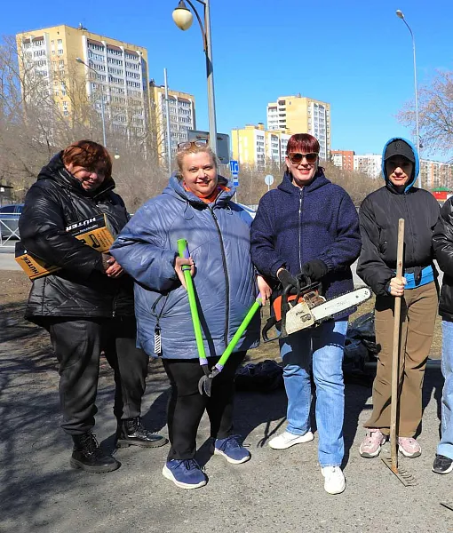Свыше 150&nbsp;тюменцев приняли участие в&nbsp;городском субботнике