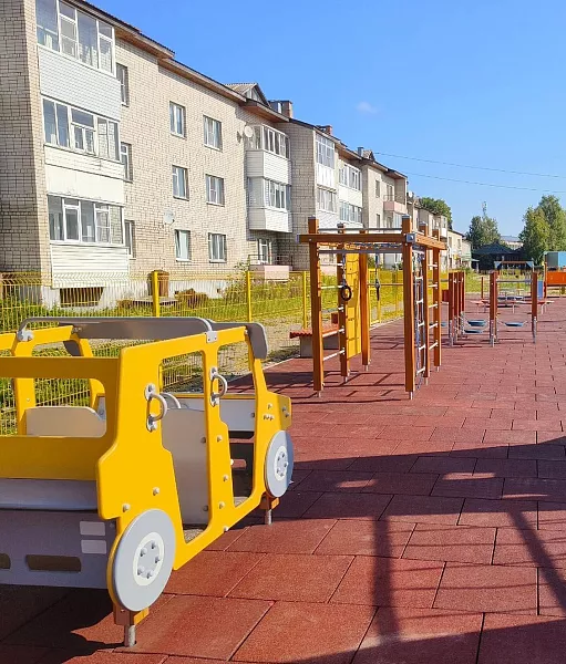 В&nbsp;поселке Вожега в&nbsp;Вологодской области установили детскую площадку