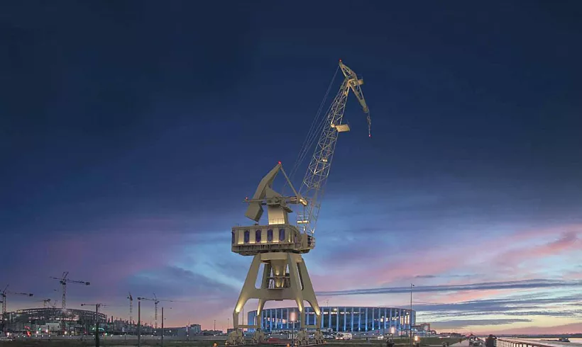 На&nbsp;нижегородской Стрелке установят арт-объект &laquo;Портовый кран&raquo;