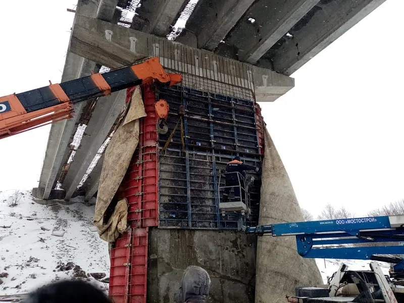 В&nbsp;Воронежской области продолжается капитальный ремонт моста через реку Дон