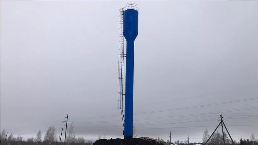 В&nbsp;поселке Чучково в&nbsp;Рязанской области открыли новую водонапорную башню