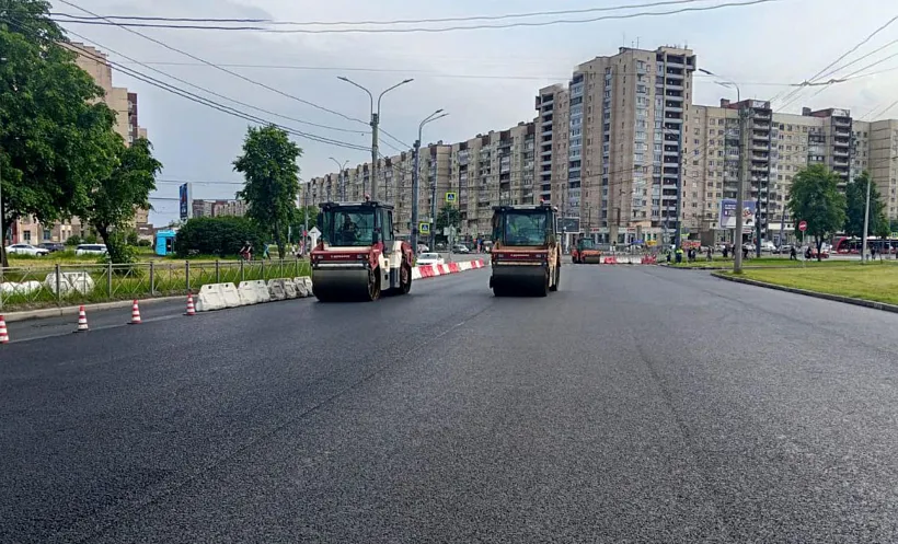 В&nbsp;Санкт‑Петербурге приступили к&nbsp;ремонту Российского проспекта