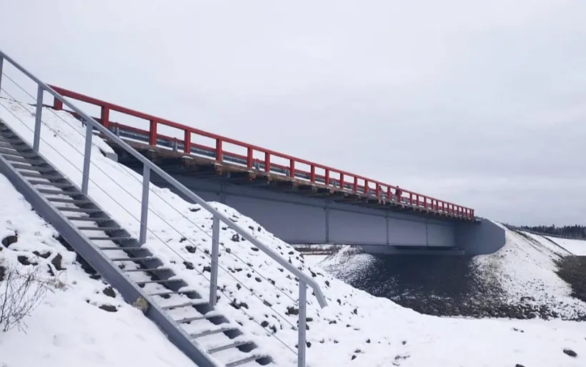 В&nbsp;Иркутской области отремонтировали мост через реку Вихоревку