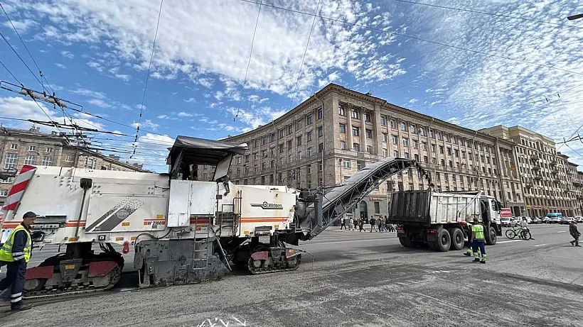 В&nbsp;Санкт‑Петербурге начался ремонт Светлановской площади