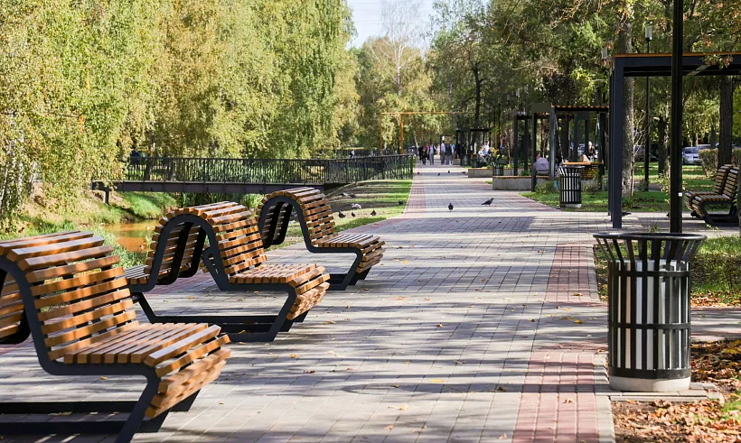 Вдоль реки Параши в&nbsp;Нижнем Новгороде благоустроили зеленую зону