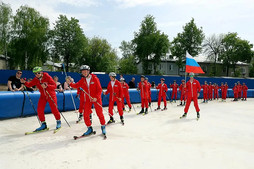 Во&nbsp;Владимирской области открыли конькобежную дорожку