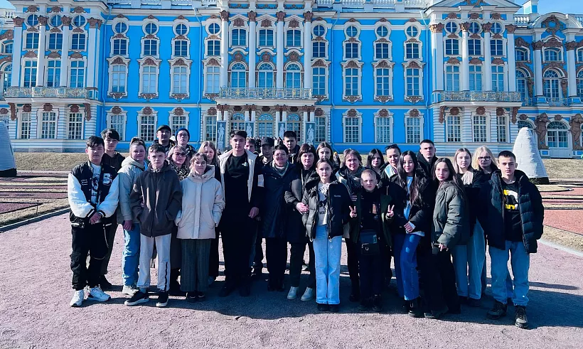 Школьники Оренбургской области посетили Санкт-Петербург