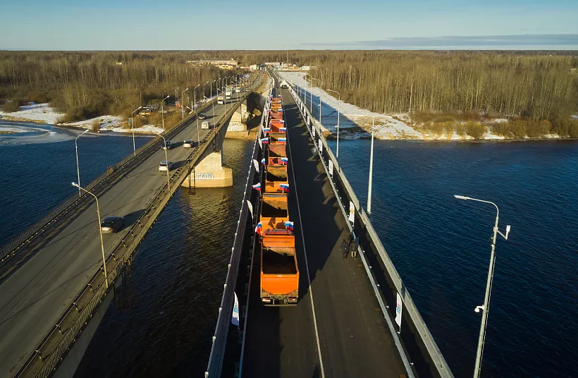В&nbsp;Киришах на&nbsp;два года раньше построили новый мост через реку Волхов