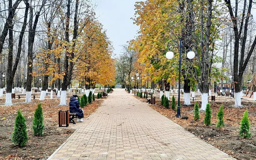 В&nbsp;селе Успенском на&nbsp;Кубани благоустроили общественное пространство