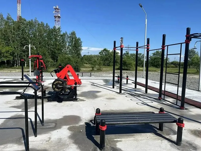 В&nbsp;городе Белогорске оборудуют новую спортивную площадку