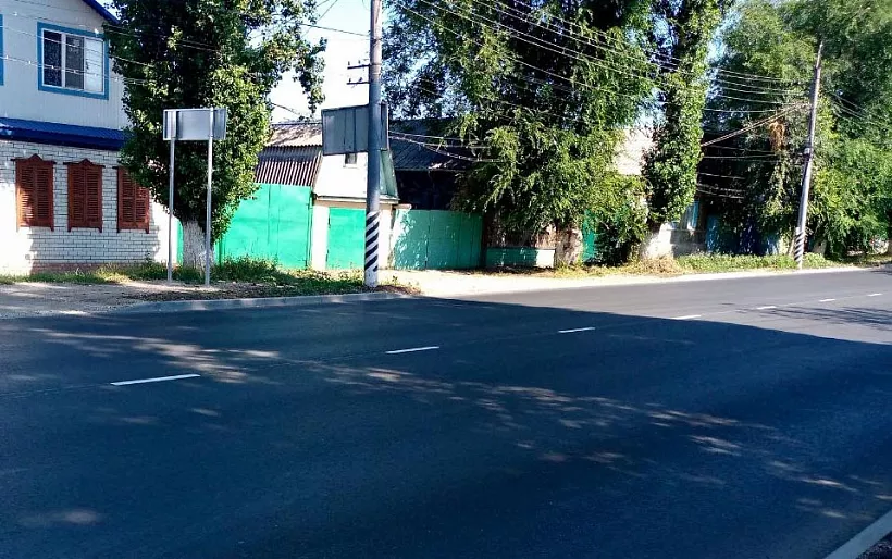 В&nbsp;городе Энгельсе Саратовской области отремонтировали улицу Маяковского