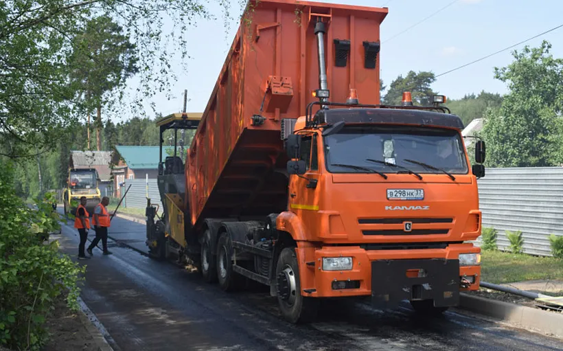 В&nbsp;Иванове начали ремонтировать дорогу по&nbsp;улице Плесской