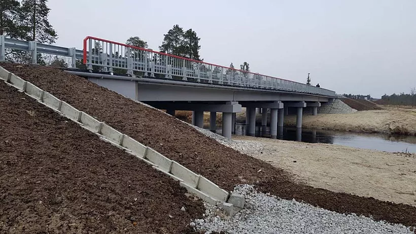 В&nbsp;Югре отремонтировали два мостовых перехода на&nbsp;подъезде к&nbsp;Когалыму