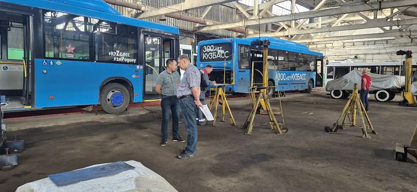 На&nbsp;новокузнецком предприятии в&nbsp;2&nbsp;раза ускорили техобслуживание автобусов