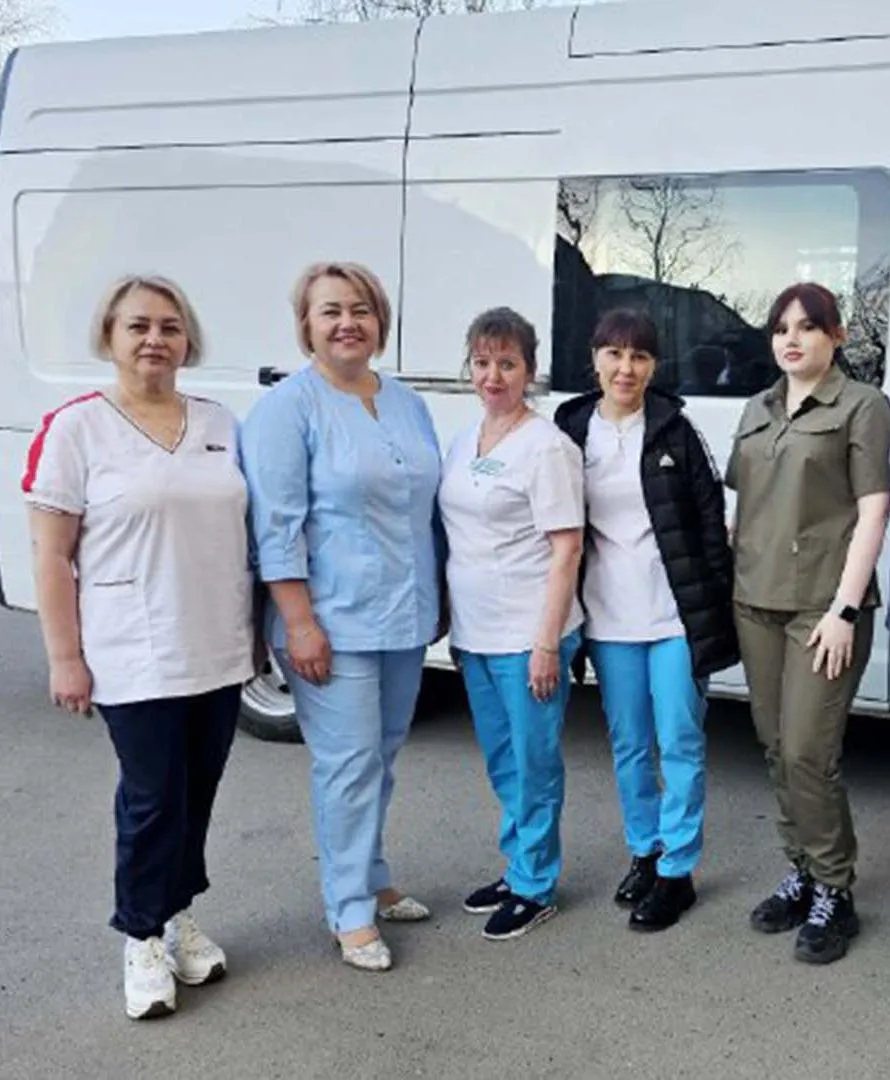 В&nbsp;Бийске Алтайского края мобильная бригада врачей посетила 5&nbsp;учреждений