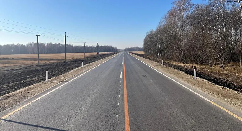 В&nbsp;Новосибирской области отремонтировали часть Московского тракта
