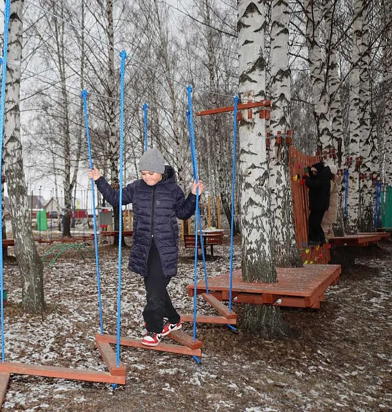 В&nbsp;Иглинском районе Республики Башкортостан открылся веревочный парк