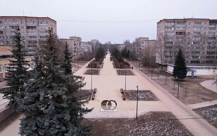 В&nbsp;подмосковном городе Белоозерском благоустроили бульвар Победы