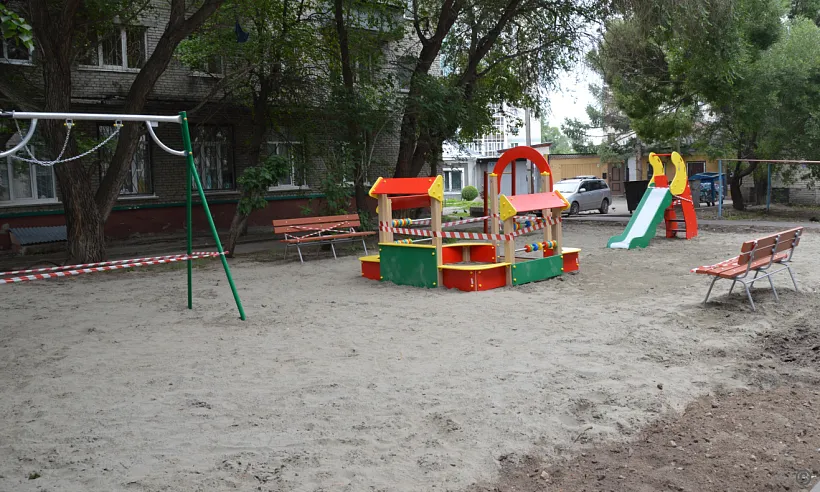 В&nbsp;Октябрьском районе Барнаула завершается обновление двух дворов