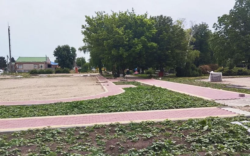 В&nbsp;селе Новопавловка на&nbsp;Кубани благоустроят парковую территорию