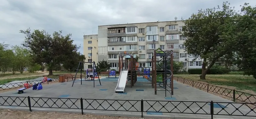 В&nbsp;Евпатории благоустроили три детские площадки