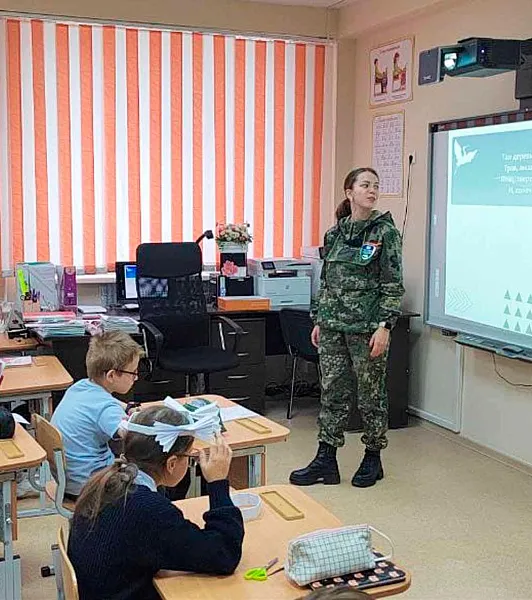 Для&nbsp;школьников Нягани в&nbsp;Югре провели экологический урок о&nbsp;значении леса